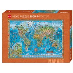 HEYE CASSE-TÊTE 2000 PIÈCES - MONDE INCROYABLE #78-29846